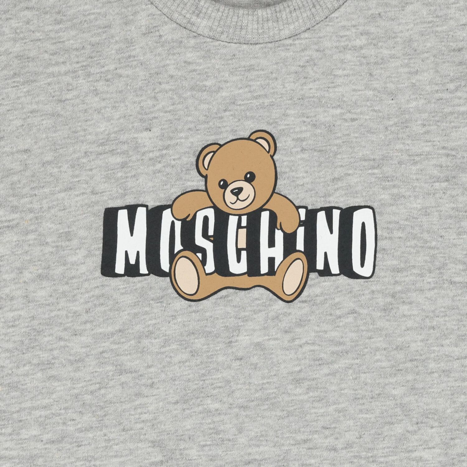 Younger Grey Teddy Bear Logo T-Shirt, 7, hi-res