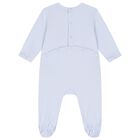 Baby Boys Blue Logo Babygrow Gift Set, 1, hi-res