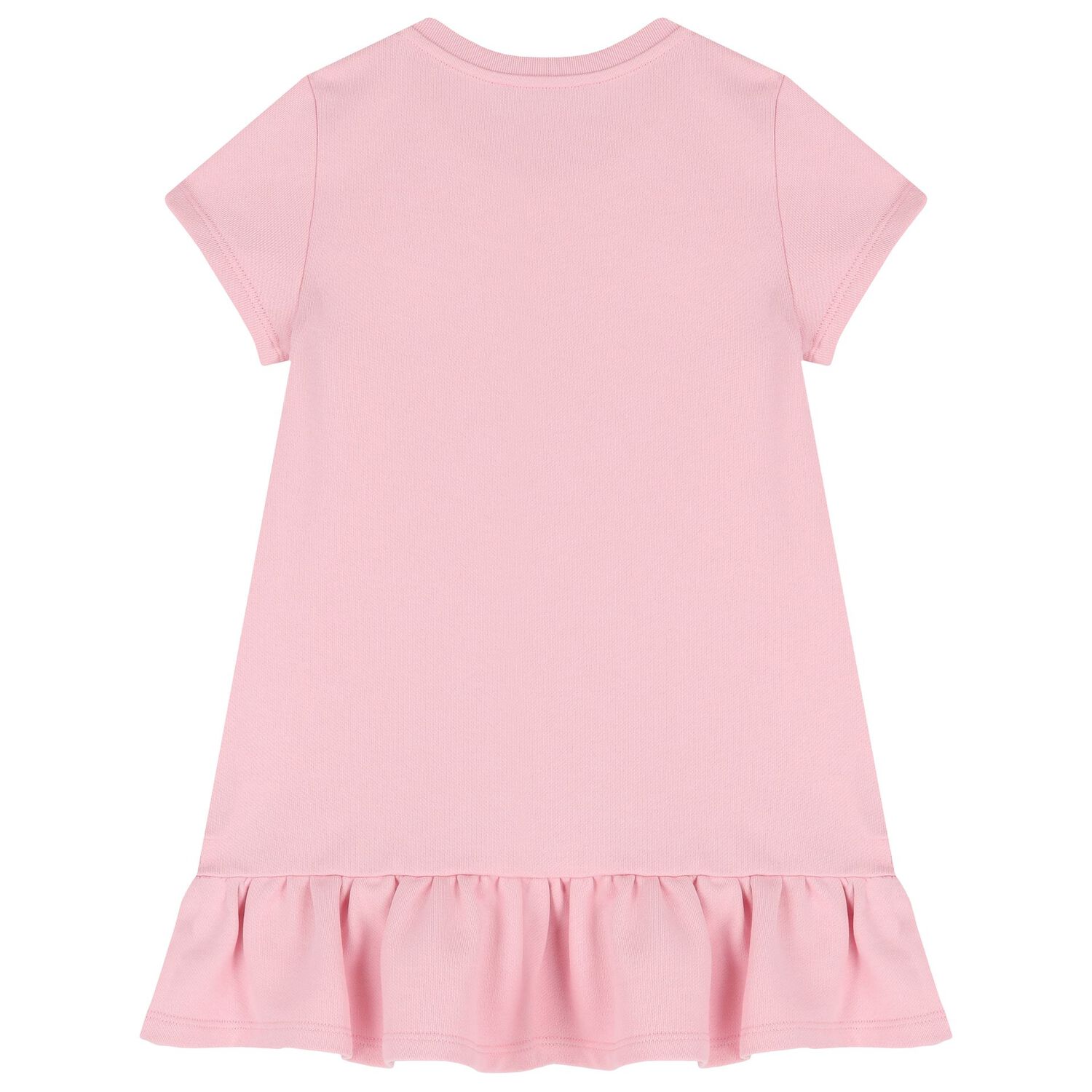 Girls Pink Logo Dress, 1, hi-res