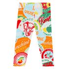 Younger Girls Pink & Ivory Logo Leggings Set, 1, hi-res