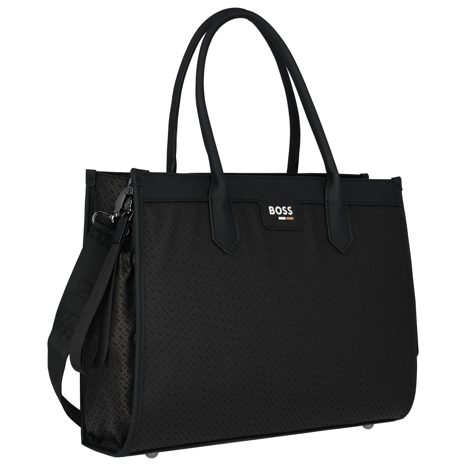 Black Logo Baby Changing Bag, 1, hi-res image number null