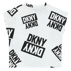 Girls White Logo T-Shirt, 1, hi-res