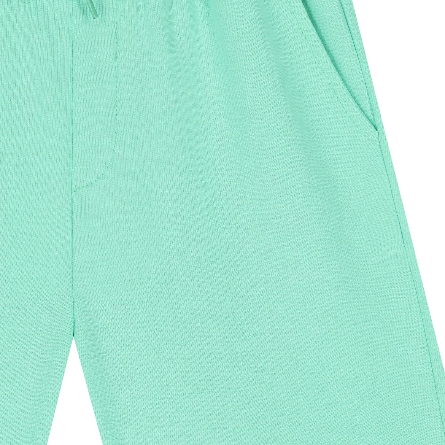 Boys Green Jersey Shorts, 2, hi-res