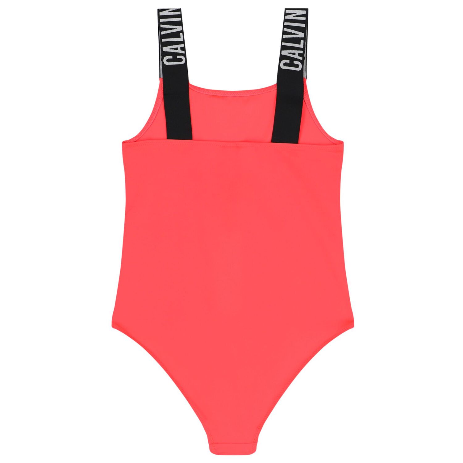 Girls Red Logo Swimsuit , 1, hi-res