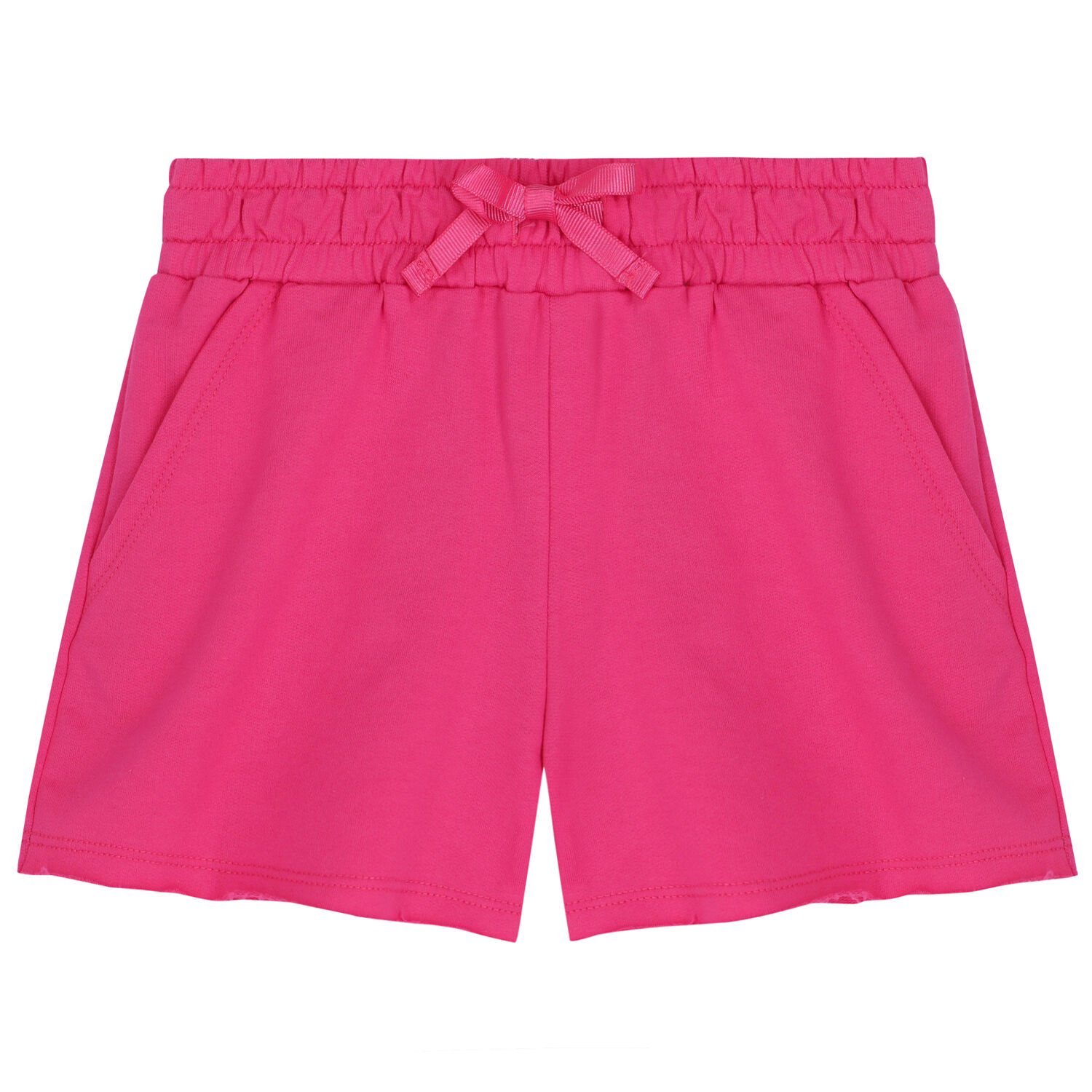 Girls Pink Jersey Shorts, 2, hi-res