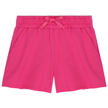 Girls Pink Jersey Shorts