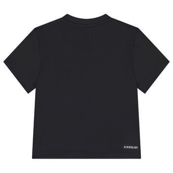 Girls Black Logo T-Shirt 