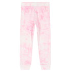 Girls Pink Logo Tie Dye Joggers, 1, hi-res