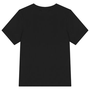 Boys Black Logo T-Shirt