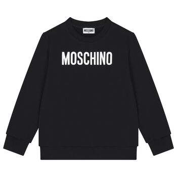 Moschino Black Logo Sweatshirt, 1 Black Logo Sweatshirt