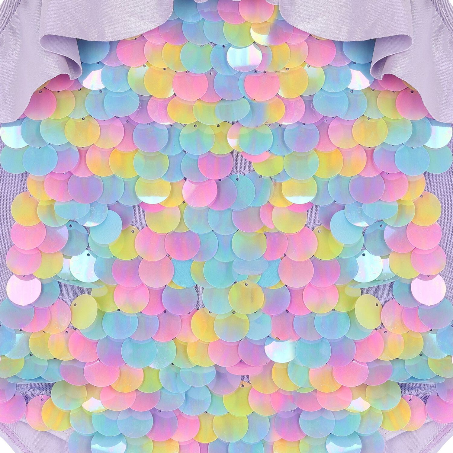 Girls Purple Sequins Swimsuit, 1, hi-res