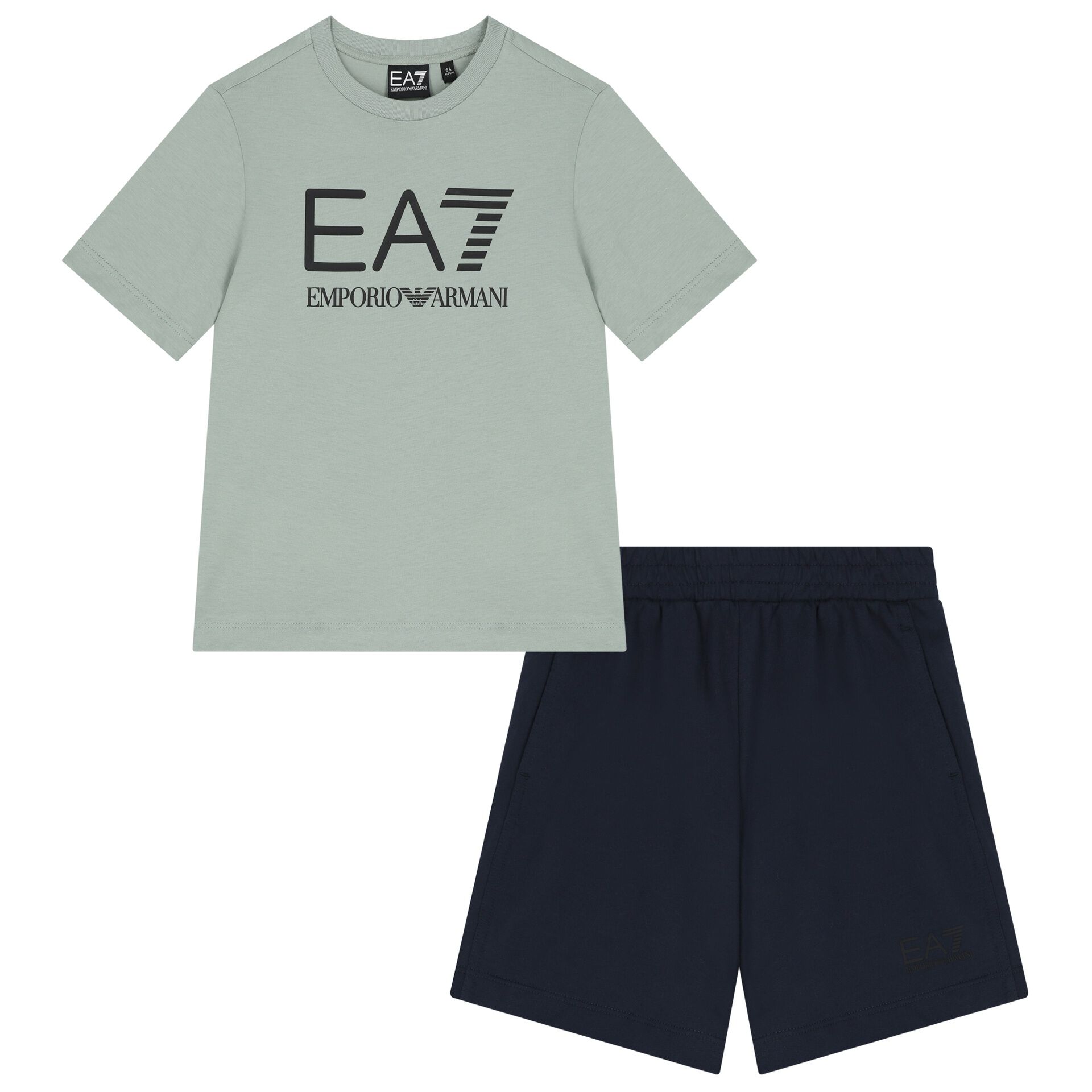 ARMANI JUNIOR トレーナー 12A グレー Armani Junior Aj Logo Crewneck T Shirt Grey Melange | ONU