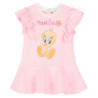 Younger Girls Pink Tweety Dress, 1, hi-res