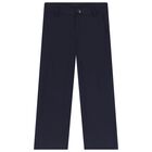 Boys Navy Blue Suit, 1, hi-res