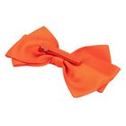 Girls Orange Bow Hairclip, 4, hi-res