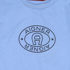 Younger Boys Blue Logo T-Shirt, 2, hi-res