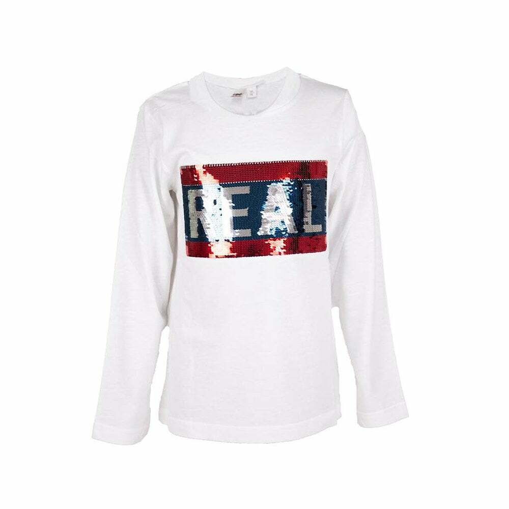 Ladies white sequin top clearance