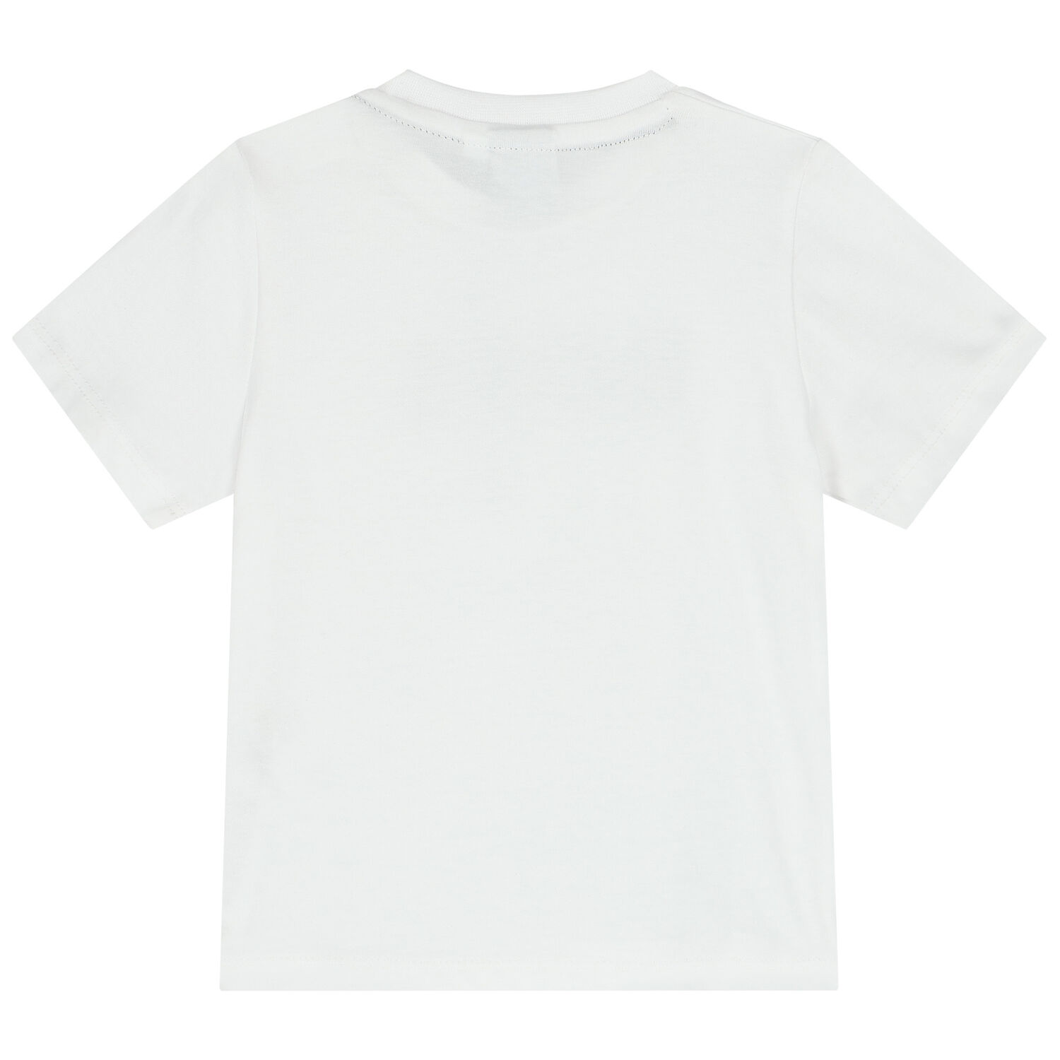 Younger Boys White Logo T-Shirt, 1, hi-res image number null