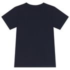 Boys Navy Logo T-Shirt, 3, hi-res