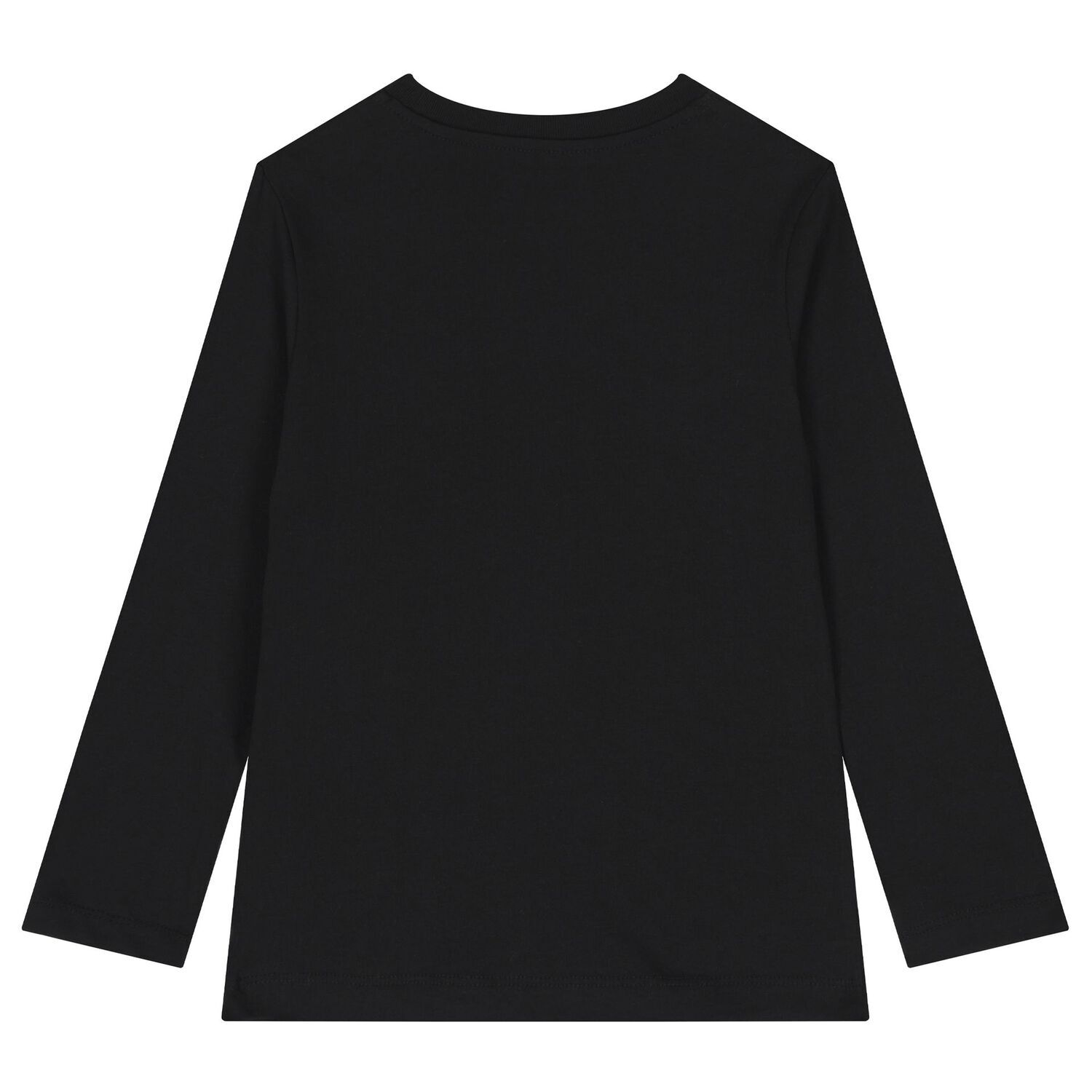 Boys White & Black Logo Long Sleeve Top ( 2 Pack ), 1, hi-res