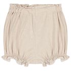Baby Girls Ivory & Beige Shorts Set ( 2-Pack ), 1, hi-res
