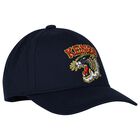 Navy Blue Tiger Logo Cap, 1, hi-res