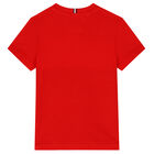 Boys Red Logo T-Shirt, 2, hi-res
