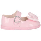 Baby Girls Pink Leather Pre Walker Shoes, 1, hi-res