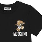 Black Teddy Bear Logo T-Shirt, 3, hi-res