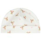 Baby Girls White Polo Bear Babysuit & Hat Gift Set, 1, hi-res