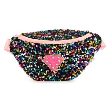 Girls Multi-Coloured Sequins Belt Bag