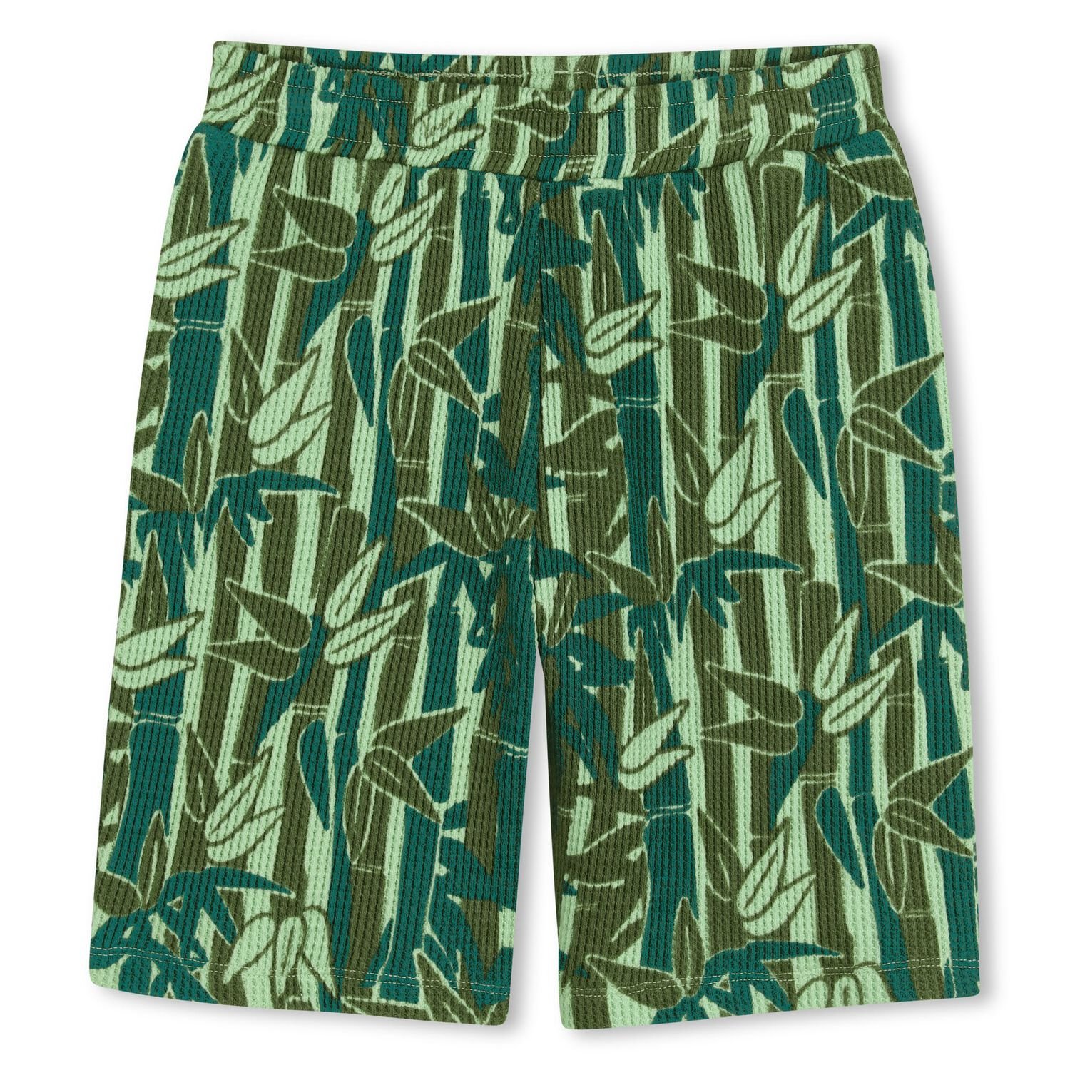 Boys Green Bamboo Shorts, 1, hi-res