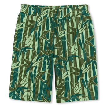Boys Green Bamboo Shorts