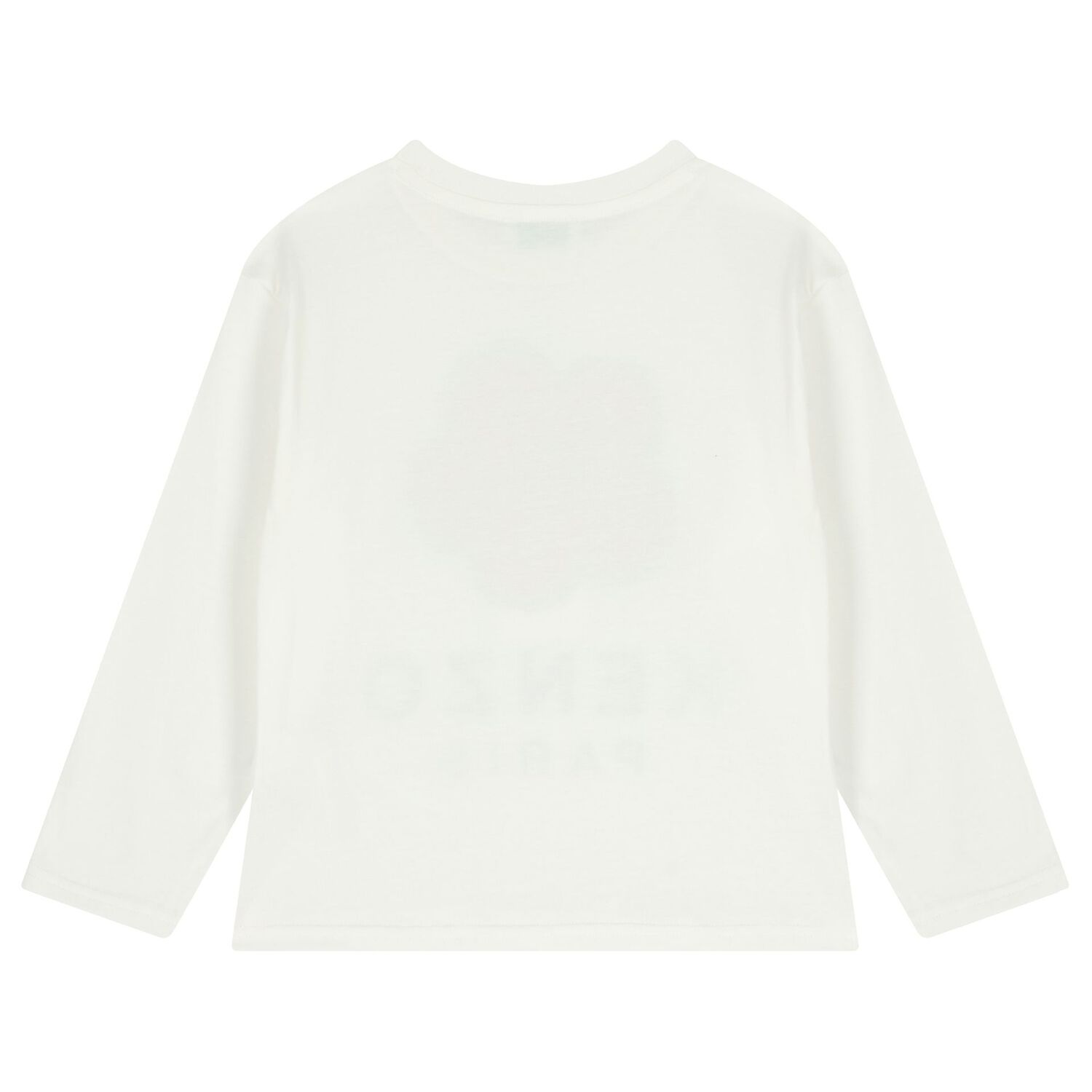 Ivory Boke Flower Logo Long Sleeve Top, 1, hi-res