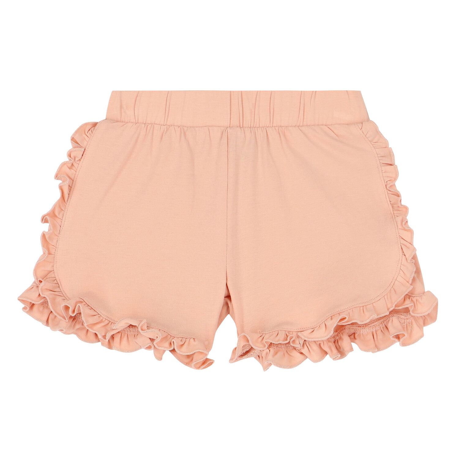 Baby Girls White & Pink Shorts Set, 1, hi-res
