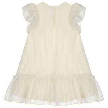 Girls Gold Logo Dress