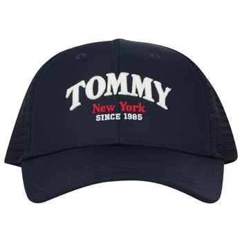Boys Navy Blue Logo Cap