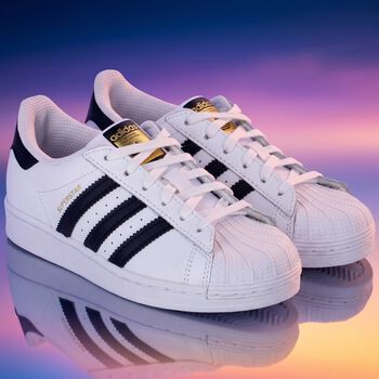 White Superstar Trainers