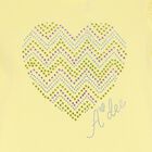 Girls Yellow Heart Dress, 1, hi-res