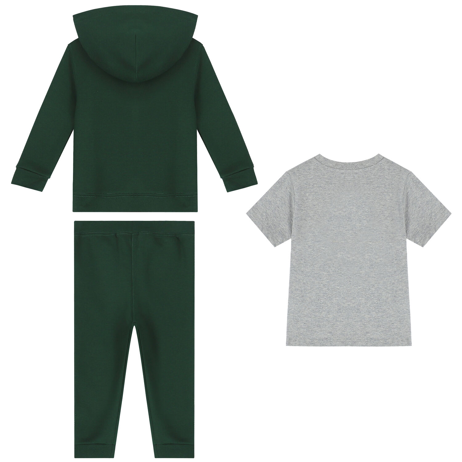 Baby Boys Green & Grey Logo Tracksuit, 1, hi-res
