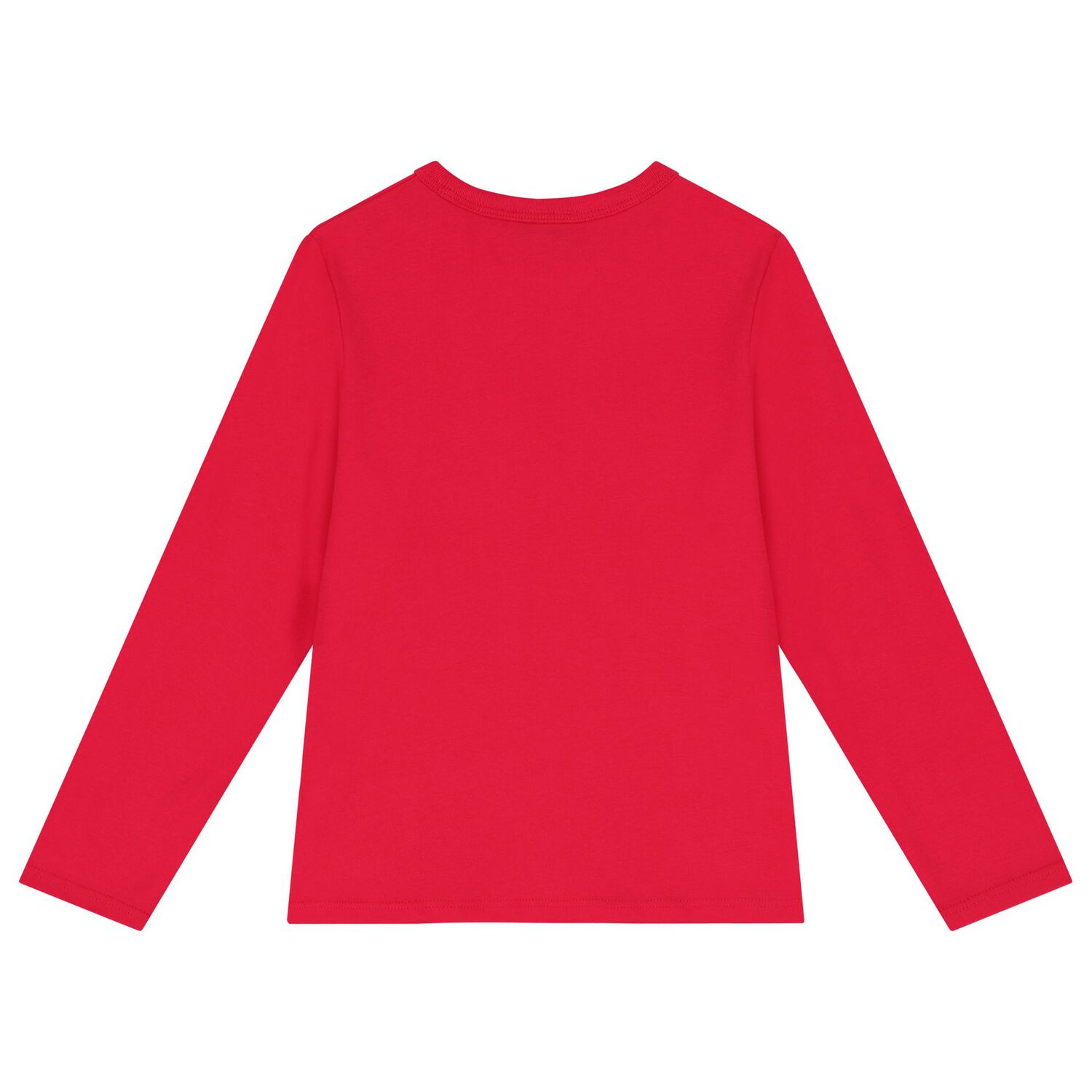 Girls Pink Embellished Logo Long Sleeve Top, 1, hi-res