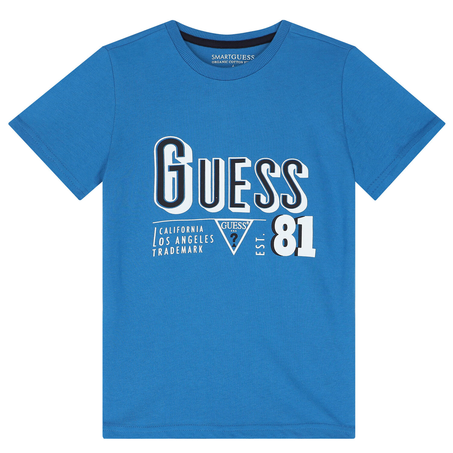 Boys Blue Logo T-Shirt, 3, hi-res