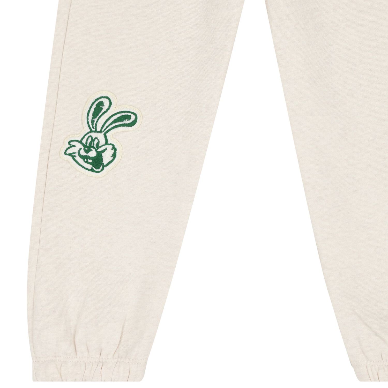 Girls Beige Patch Joggers, 1, hi-res