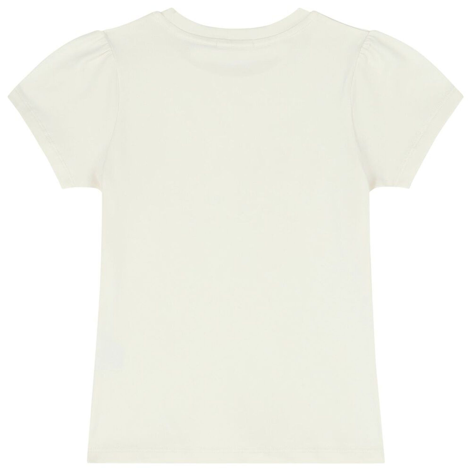 Girls Ivory Logo T-Shirt, 1, hi-res