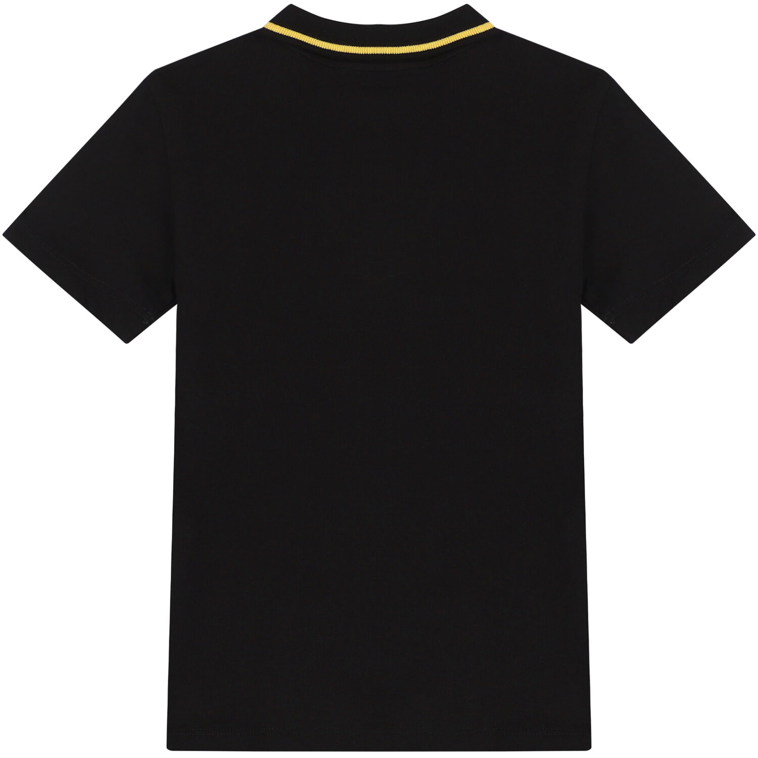 Boys Black Logo Polo Shirt, 3, hi-res