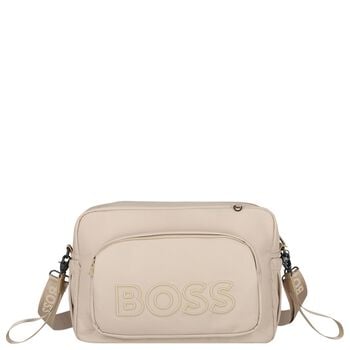 Beige Logo Red Panda Baby Changing Bag ( 38cm )