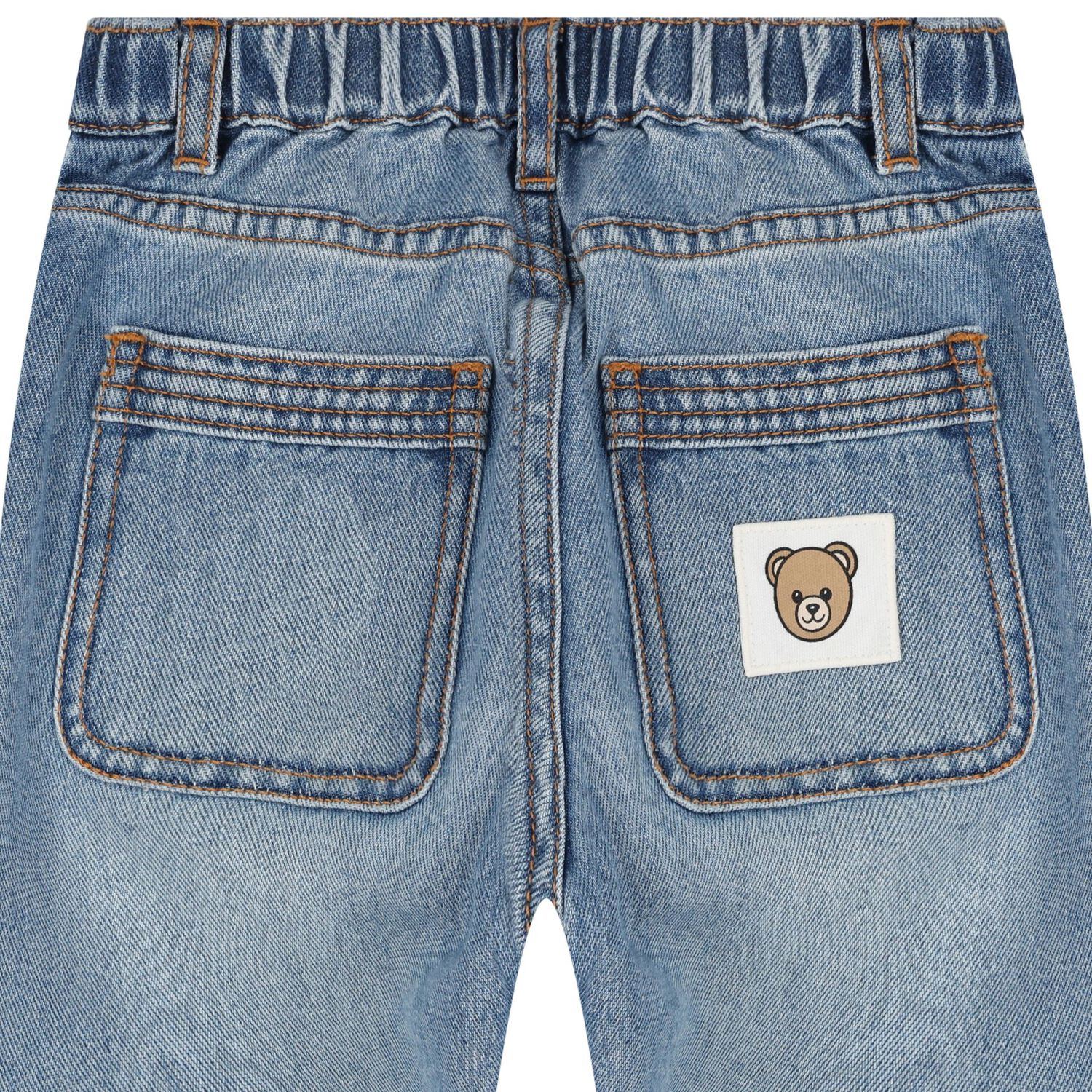 Younger Boys Blue Logo Denim Jeans, 1, hi-res image number null
