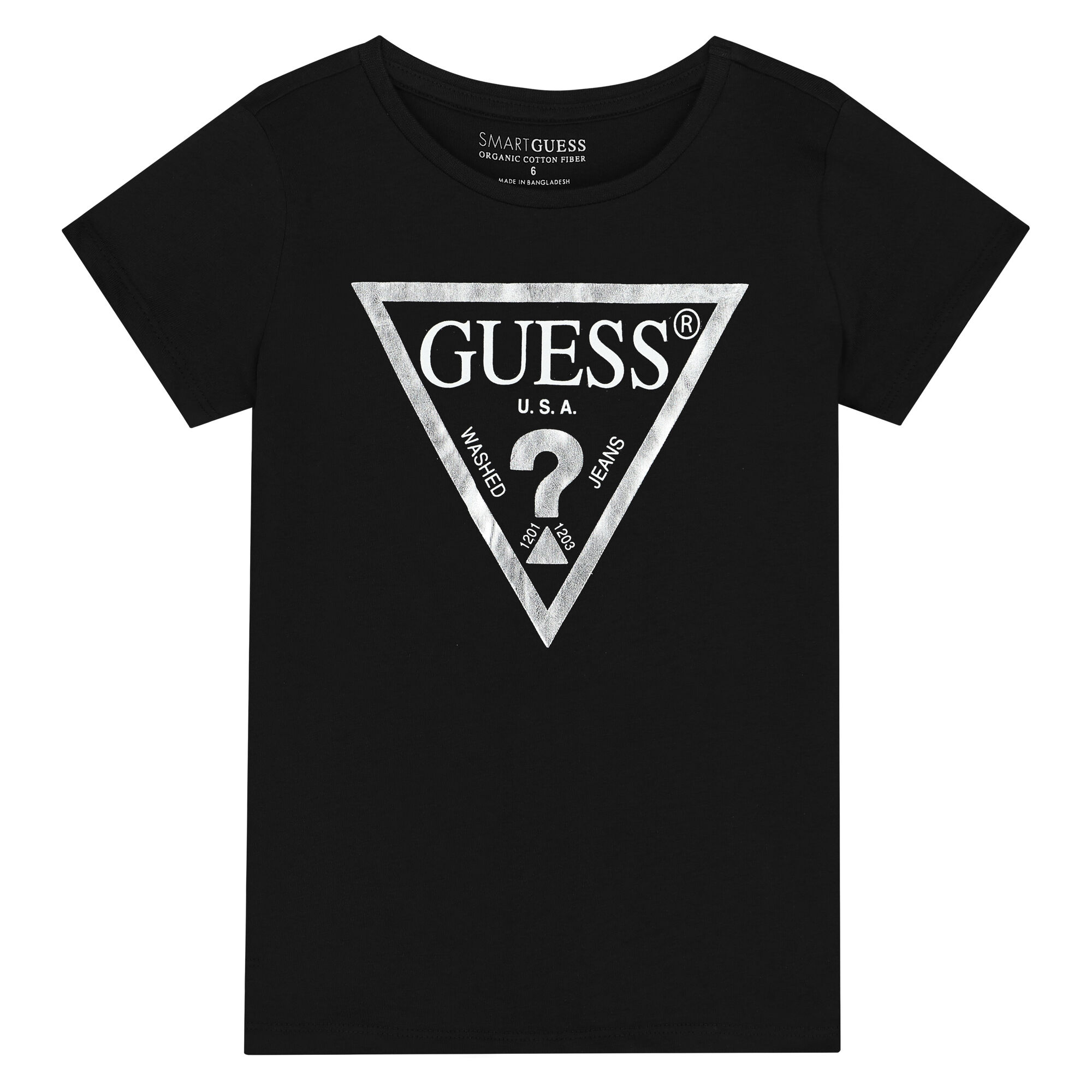 Black and white t shirt girls shop