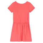 Girls Pink Logo Dress, 1, hi-res