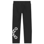 Girls Grey Logo Joggers, 1, hi-res